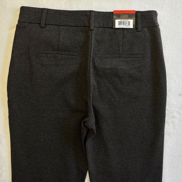 Dalia Women's Tummy Control Ponte Pull On Pants, Dark Gray, Medium NWT - Picture 9 of 16